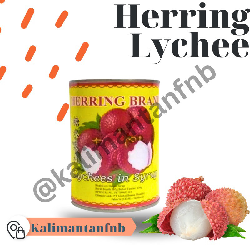 

Leci Kaleng Lychee Herring 567gr - KARTONAN