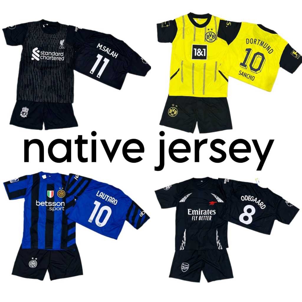 Setelan baju bola jersey anak-anak terbaru Lpol , Ars, Drtm, Int m