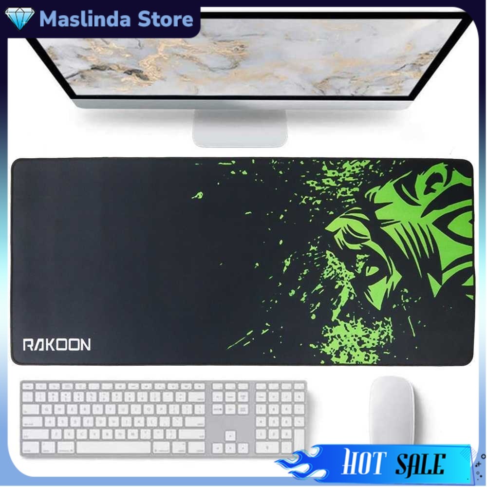 Alas Mouse Gaming Keren Berkualitas Desain Singa  / Gaming Mouse Pad Desk Mat Gambar Singa Keren Coc