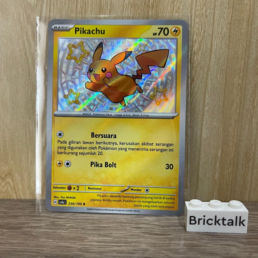 pikachu shiny sv4a TCG pokemon
