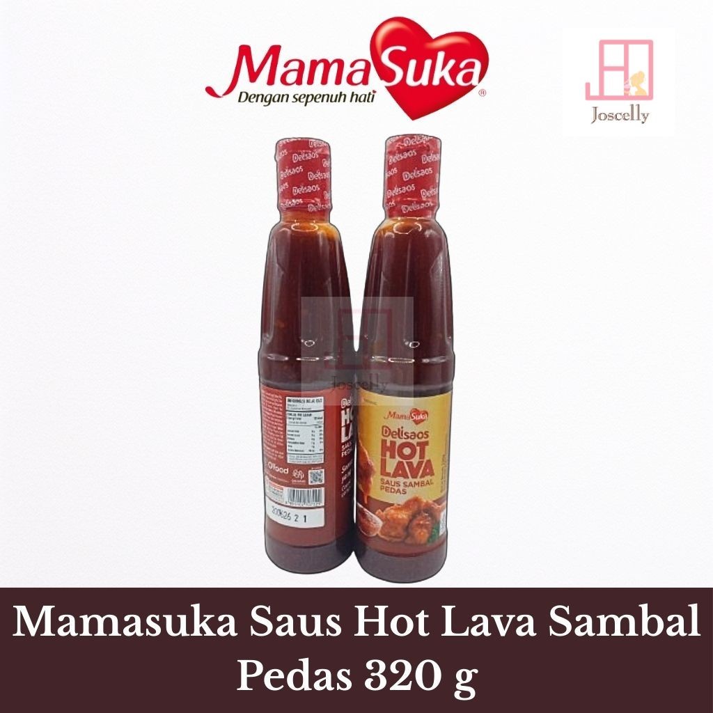 

JOSCELLY.ID MAMASUKA Delisaos Hot Lava / Saus Sambal Pedas 320 gr