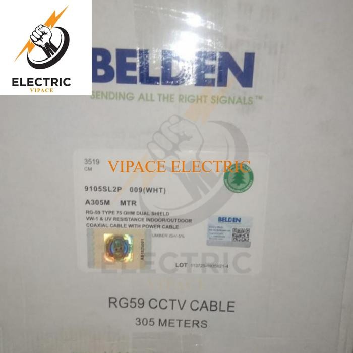 KABEL CCTV + POWER RG59 BELDEN / BELDEN RG59 CCTV + POWER