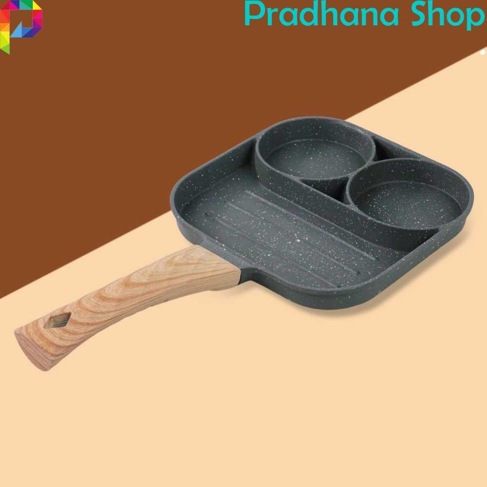 Wajan Alat Goreng Penggorengan Telur Frying Pan Alumunium Multifungsi