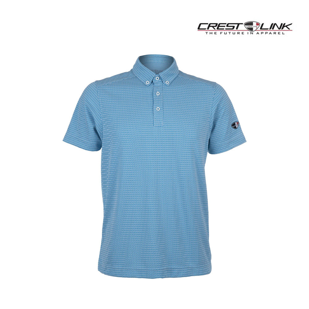 CREST LINK Baju Polo Pria 80381350 Baju Polo Golf, Kaos Polo Premium, Pakaian Golf Branded, Fashion 