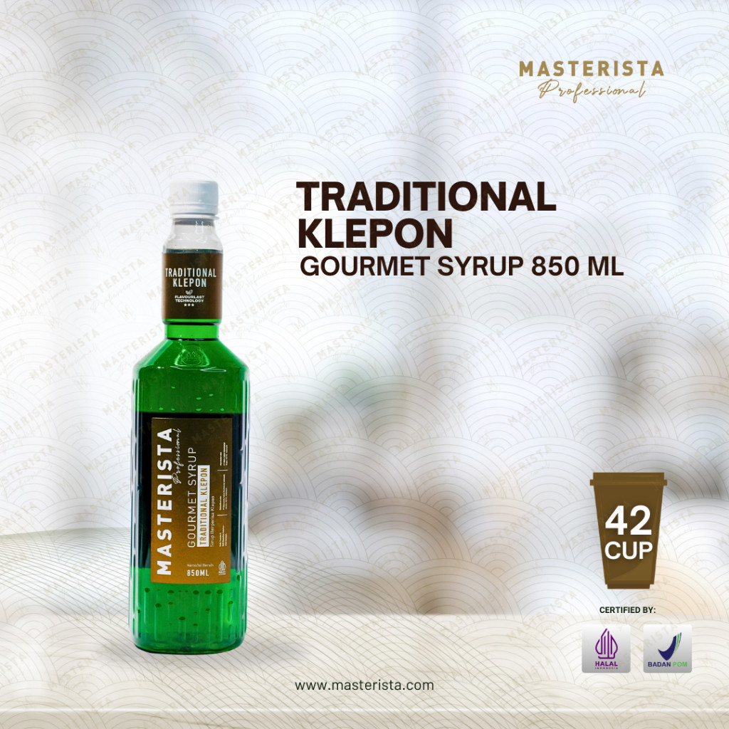 

Masterista Sirup Traditional Klepon 850 ml
