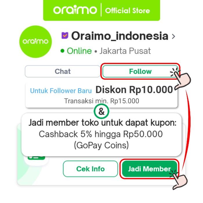 Sale Oraimo Wired Headset Earphone Universal 3.5mm Jack 1.2 Meter OEP-E21N - E21P HITAMHappy Shoppin