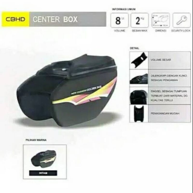 BROKSHOP Box tengah Center Box KMI Original Buat Supra/Grand/Karisma/Supra X 125/Fit New