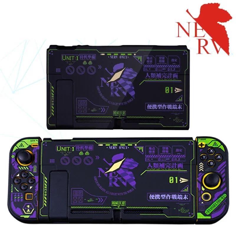 

Anime EVANGELION Protective Case for Nintendo Switch Colorful Oled Covers Portable Storage Bag Frosted Protective Case Hard Case