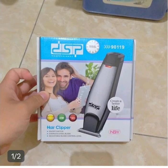Alat Cukur Jenggot Rambut dan Kumis DSP Original - Hair Clipper - Mesin, Elektrik
