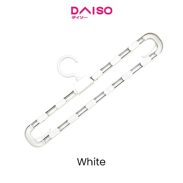 Daiso Hanger -For Bath Towel - Sliding- - Putih