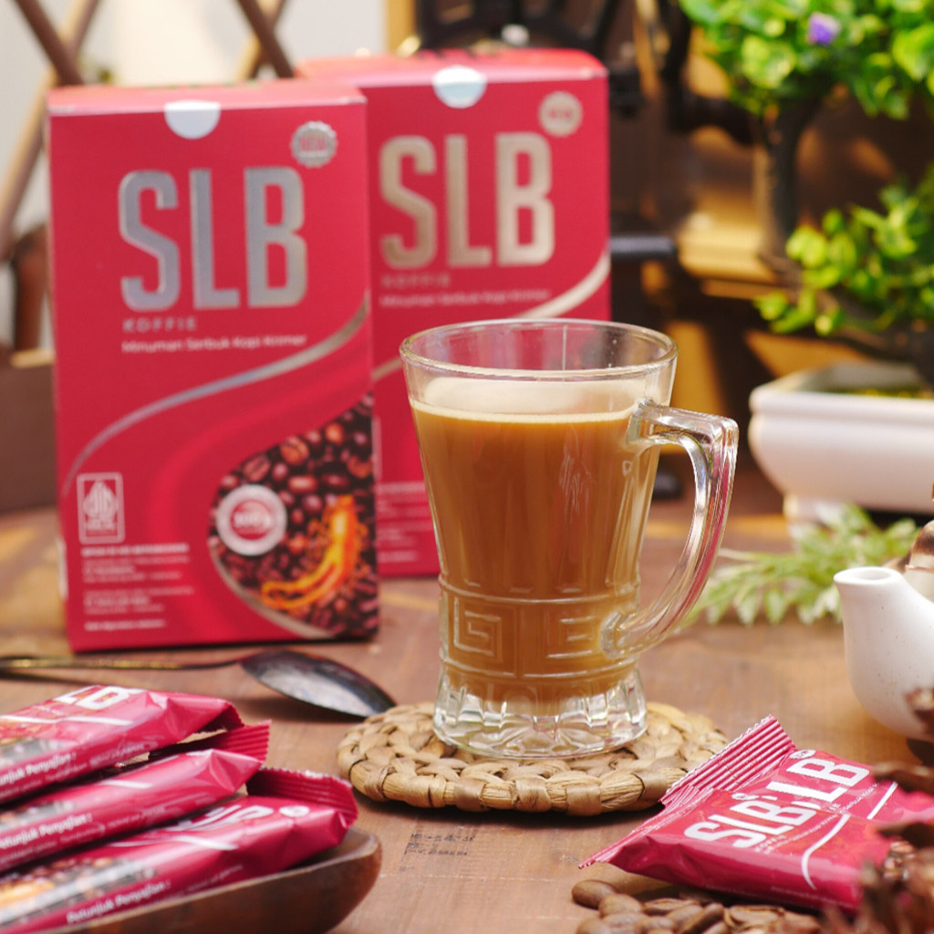 

KOPI SLB KOFFIE SLB MAN 1 Box isi 10 Sachet Minuman Ginseng BPOM HALAL