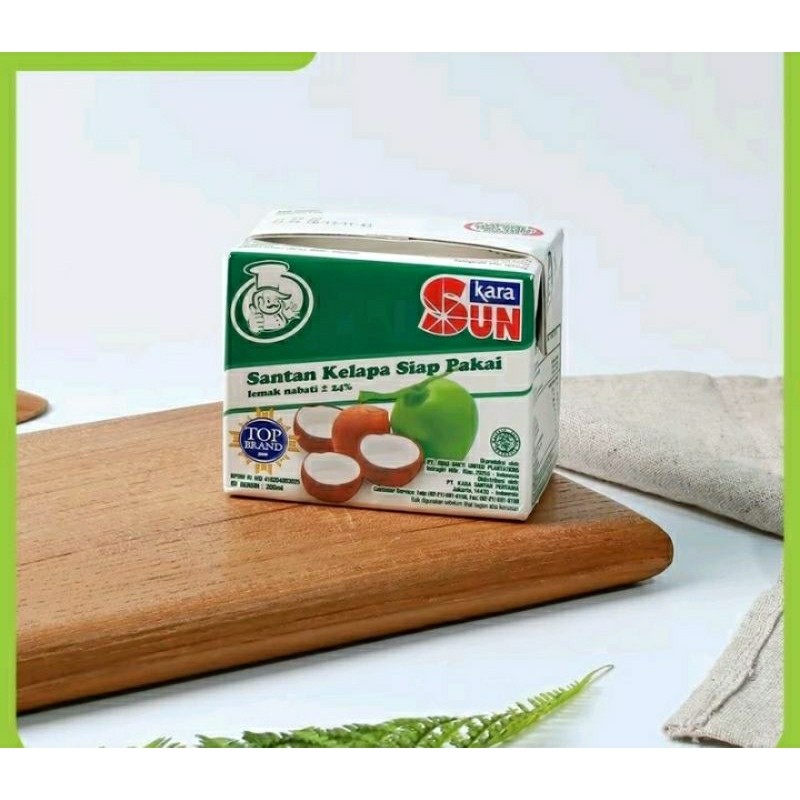 

Santan Sun Kara 200ml | Santan Kelapa Siap Pakai