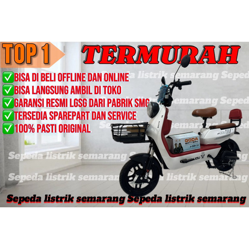 SEPEDA LISTRIK SEMARANG UWINFLY D7s/GODA 147Ds/ EXOTIC DLL CO