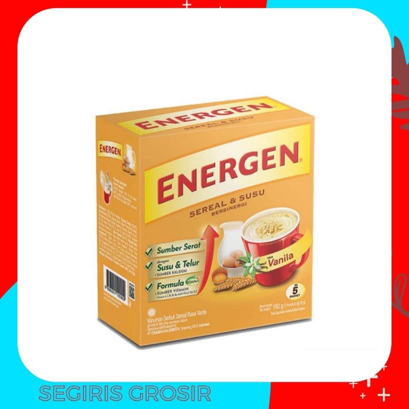 

Energen Cereal & Susu Instant Vanilla isi 5