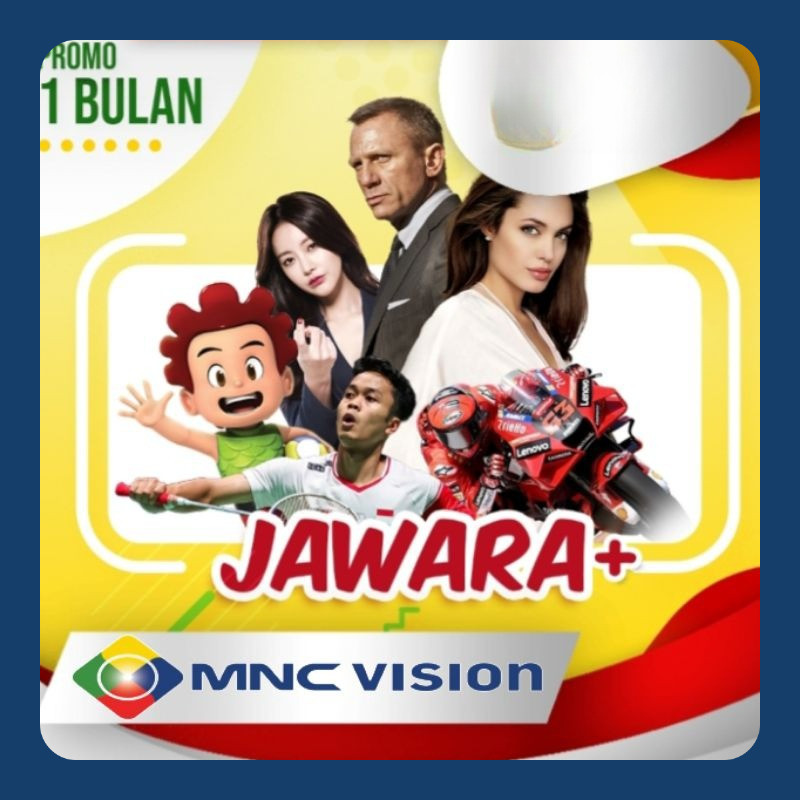 Paket MNC TV Jawara 1-6Bulan Decoder MNC Vision / Indovision