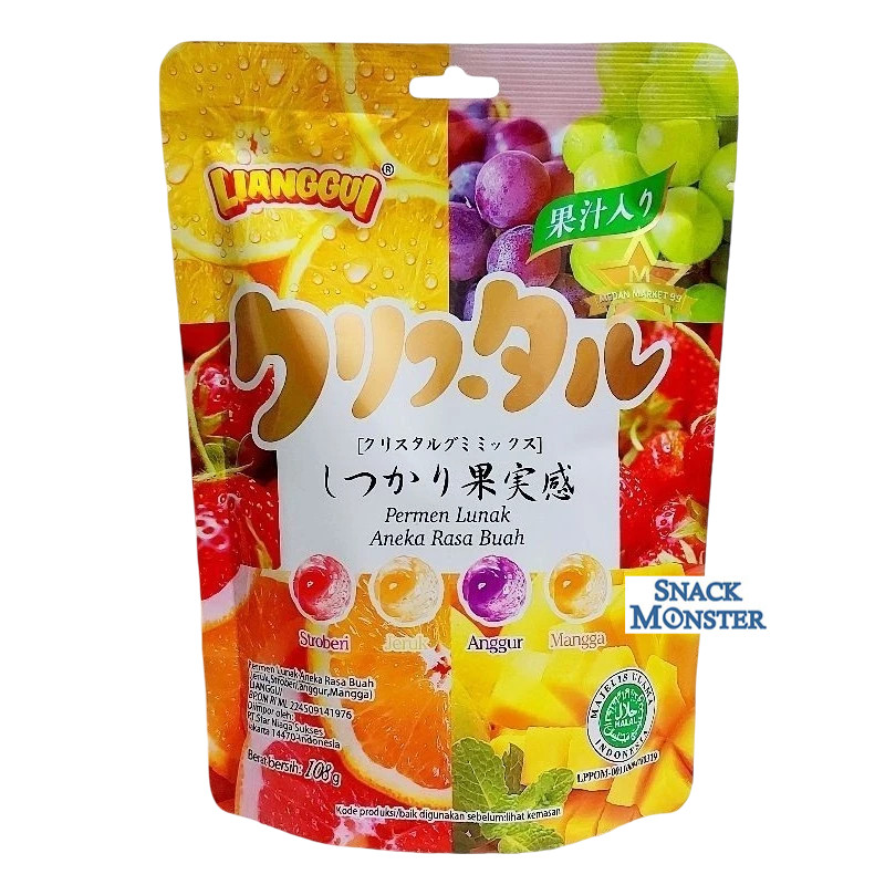 

Lianggui Permen Lunak Aneka Rasa Buah - Netto 108 gr