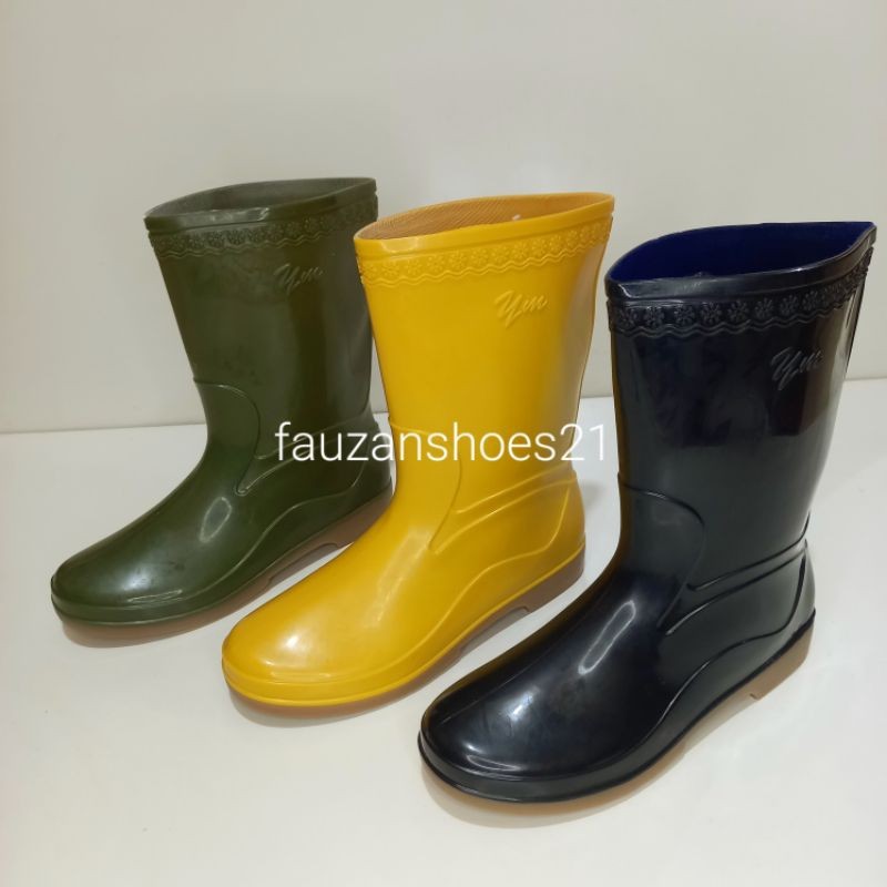 Sepatu Boots Karet Pendek Boots Ujan Yumeida YM-2