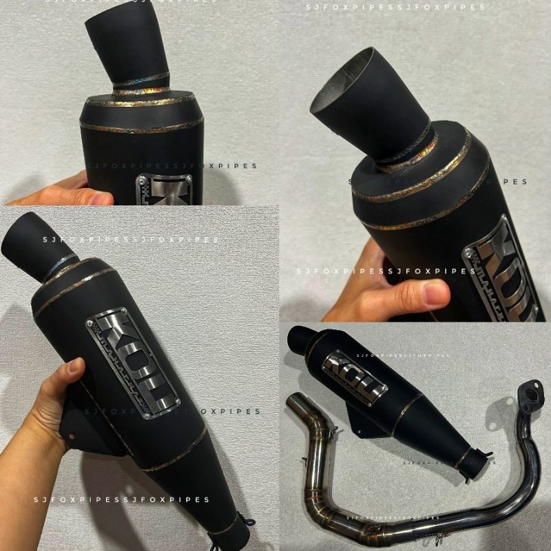 rev kou pipe exhust click mio beat mio carb adv KOU POWER PIPE MOTORCYCLE EXHAUST