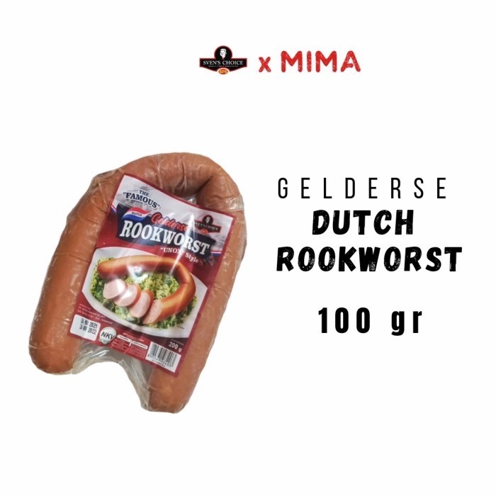 

Svens Choice Sosis Babi Gelderse Dutch Rookworst 200gr