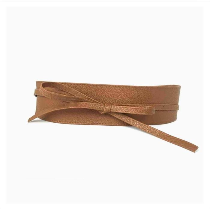 Ikat Pinggang Obi KULIT Corset Korset Korea Fashion Kulit Sabuk Ban Gesper Cewe Womens Belt Cewek - 