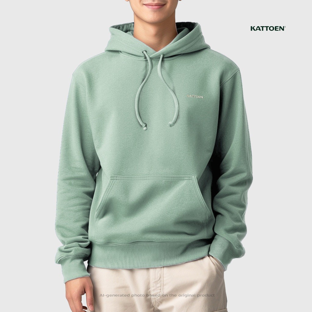 Kattoen Jaket Jumper Hoodie Polos - Beryl