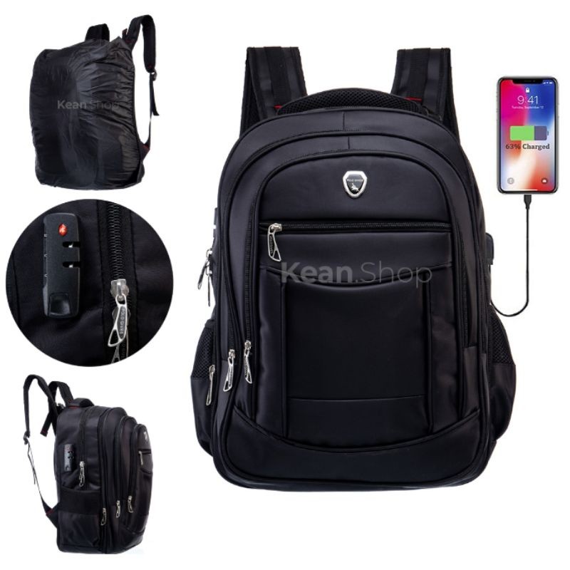 Tas POLO GIVES Kunci USB Port POLO Original Import 18 Inch + Raincover