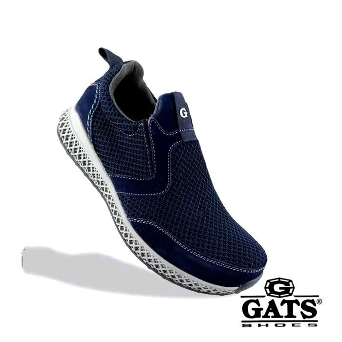 GATS RN 1002 Original Sepatu casual pria - Navy dan Hitam  by gats