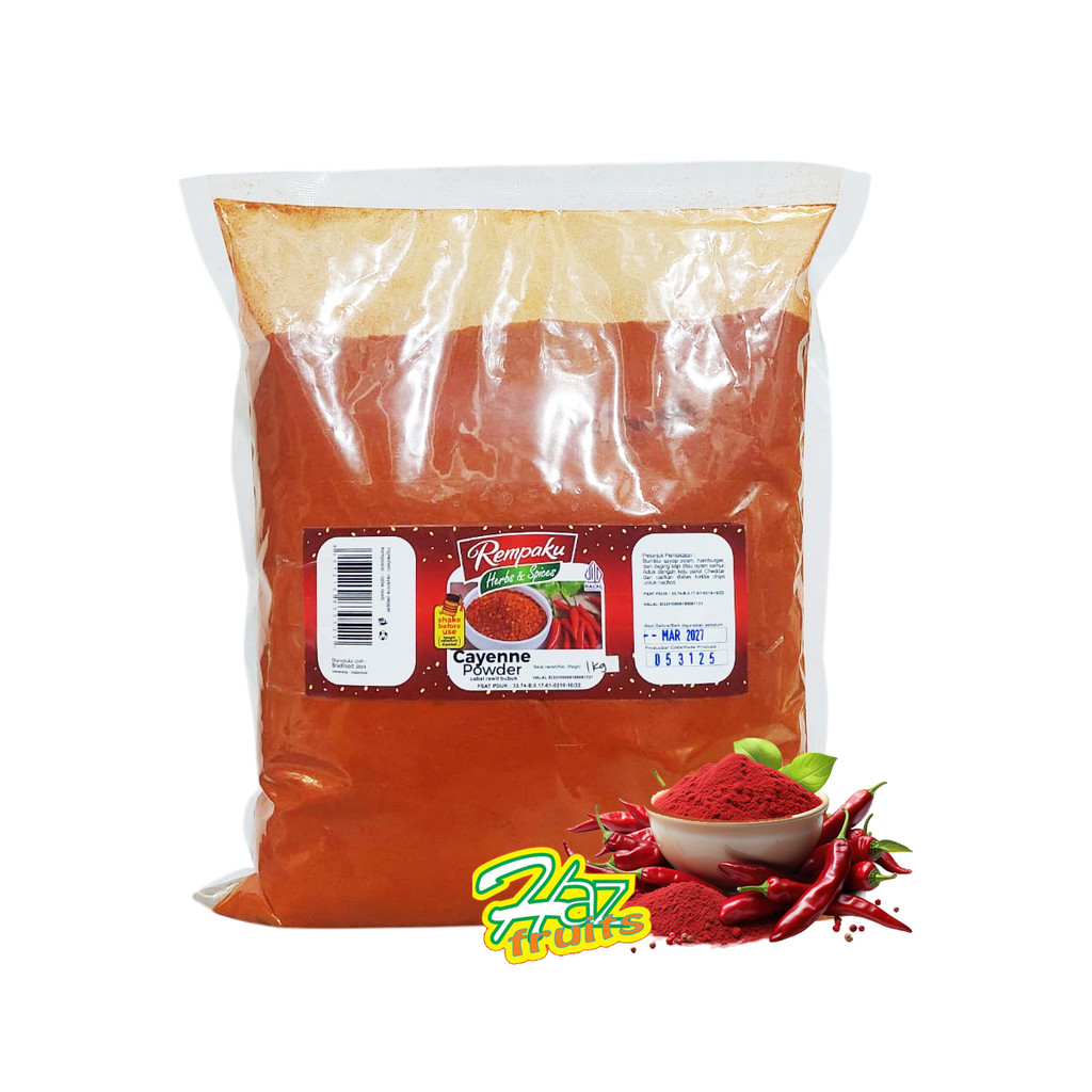 

Rempaku Cayenne Powder / Cabai Rawit Powder - 1 Kg