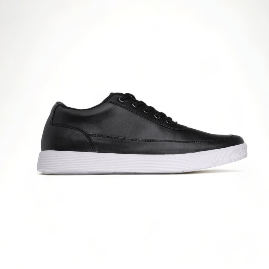NAZREAL - Aziel Black Sepatu Sneakers Pria Casual / Sepatu Sneakers Hitam