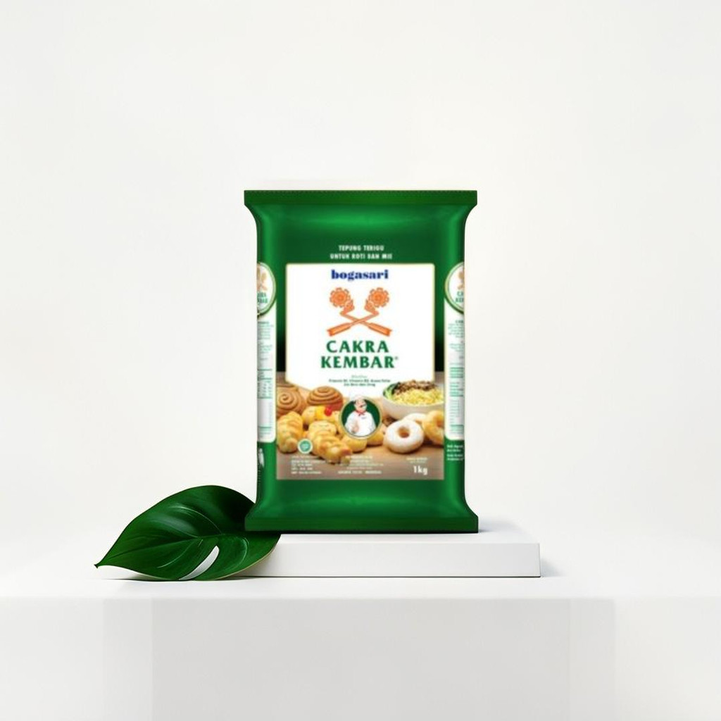 

Terigu Cakra Premium kemasan 1kg/ terigu protein tinggi