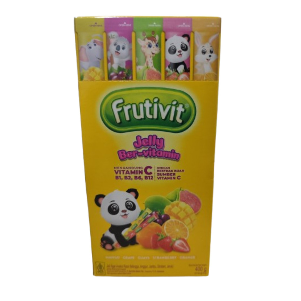 

#MAYORA Frutivit Jelly Ber-vitamin 400gr @20 stik