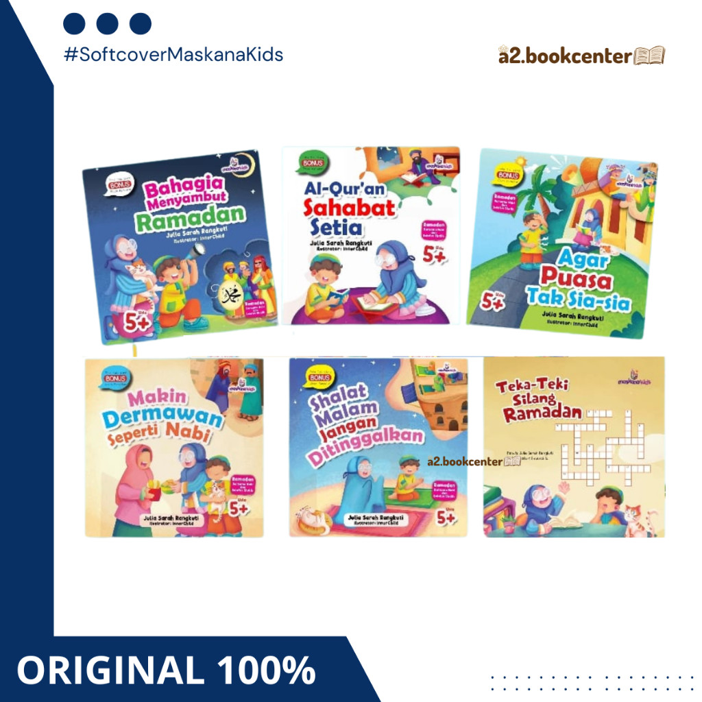 

[ABC] READY Paket Buku Seri Ramadan Bersama Nabi dan Salafus Shalih Maskana Kids