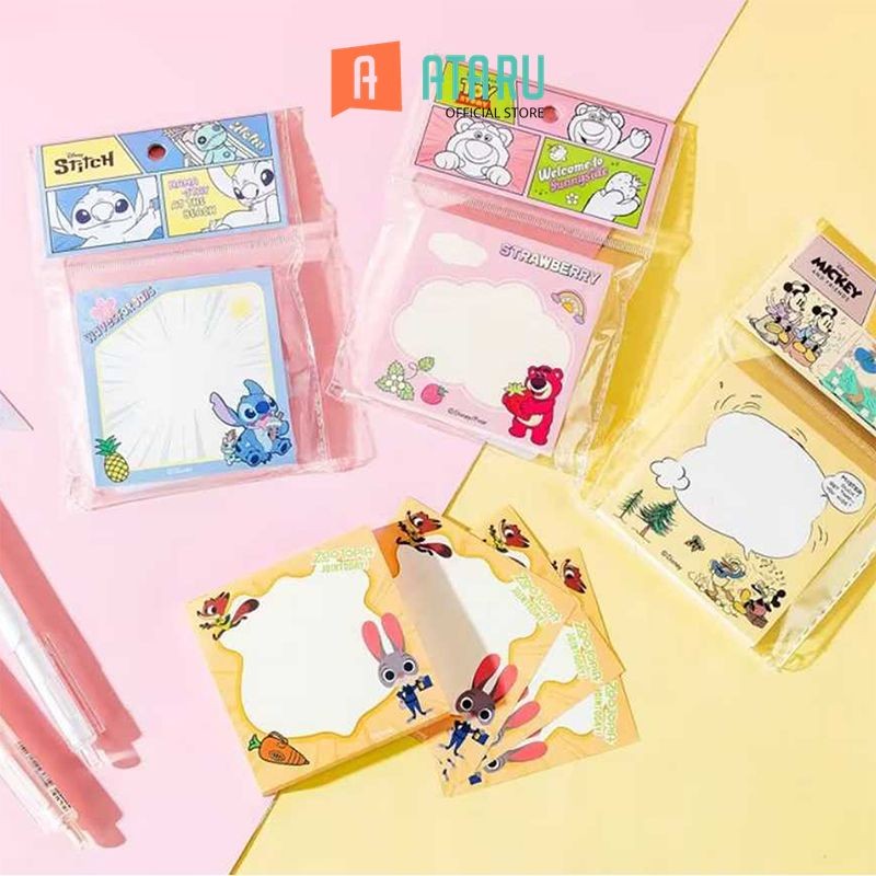

Ataru Notepad Disney Random Memo Tempel Catatan Pengingat Perlengkapan Tulis Reminder Notes