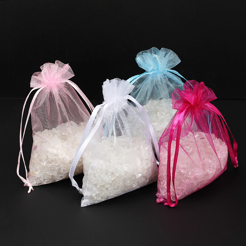 

50pcs/lot Jewelry Packaging Bag Jewelry Bags Pouches Bag Drawstring Organza Bags Wedding Packaging /Birthday Gift Bag