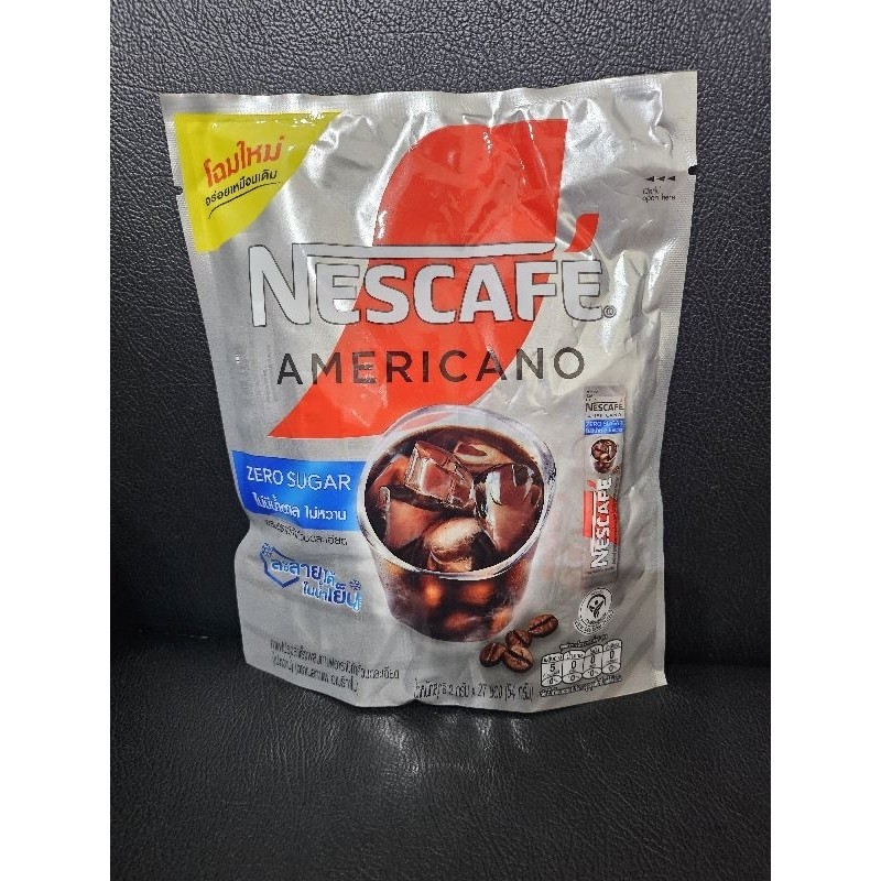 

Kopi Thailand Nescafe_e Americano_o ZERO SUGAR 1 pack (2 gram x 27 sachet)