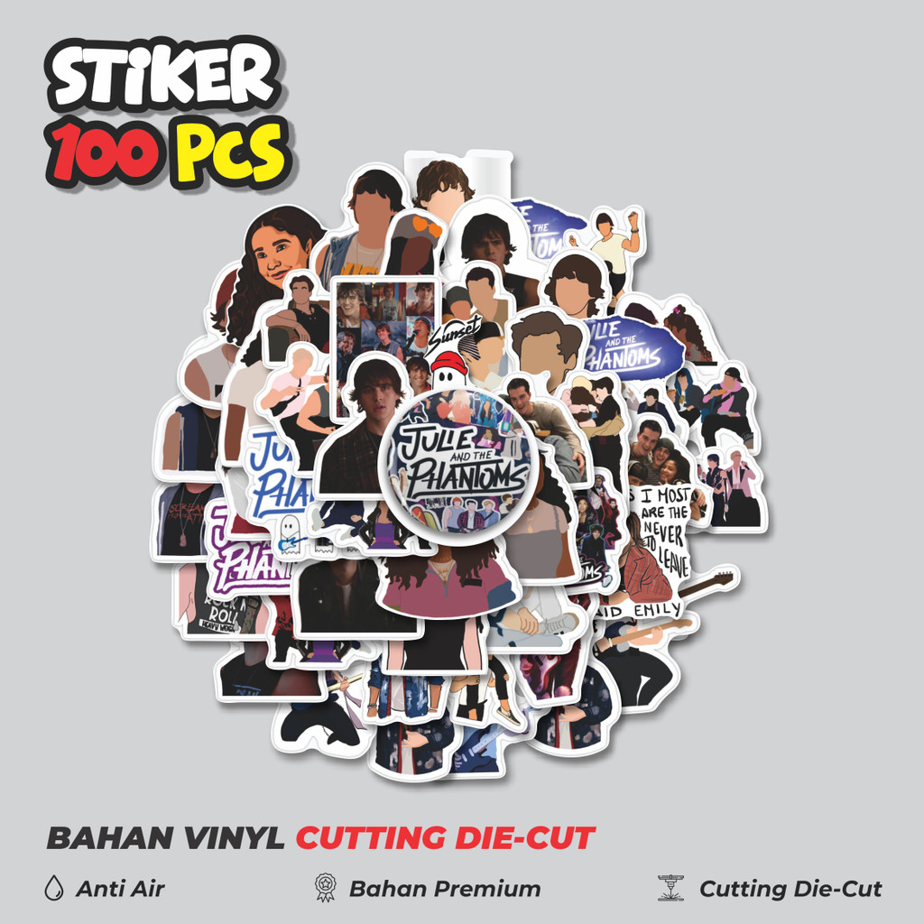 

Terbaru! 50 pcs Stiker Julie And The Phantoms Dekorasi Lucu Kreatif untuk Notebook, Skateboard, HP