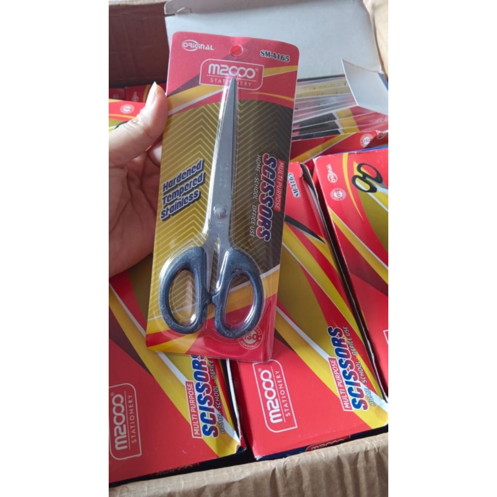 

1 LUSIN Gunting Stainless SM-A165 Stainles Gunting Anti Karat multi purpose home-school-office use gunting kertas gunting serbaguna gunting stainless