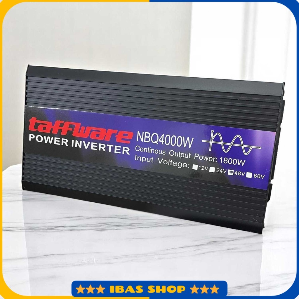 Taffware Power Inverter Mobil Pure Sine Wave DC 48V to AC 220V 4000W - NBQ4000W