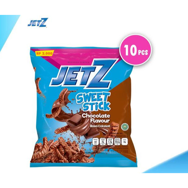 

Jetz Sweet Stick Chocolate Coklat Stik 10 Pcs