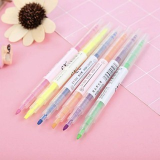 

MDP Stabilo Highlighter Warna Dua Sisi Isi 6 In 1 / Set Warna Double Side