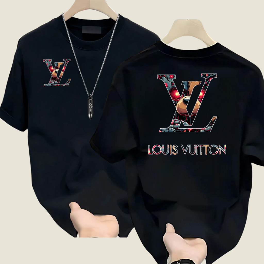 (HOT)Kaos distro keren baju pria original premium katun kekinian warna putih Black Tees keren baju t