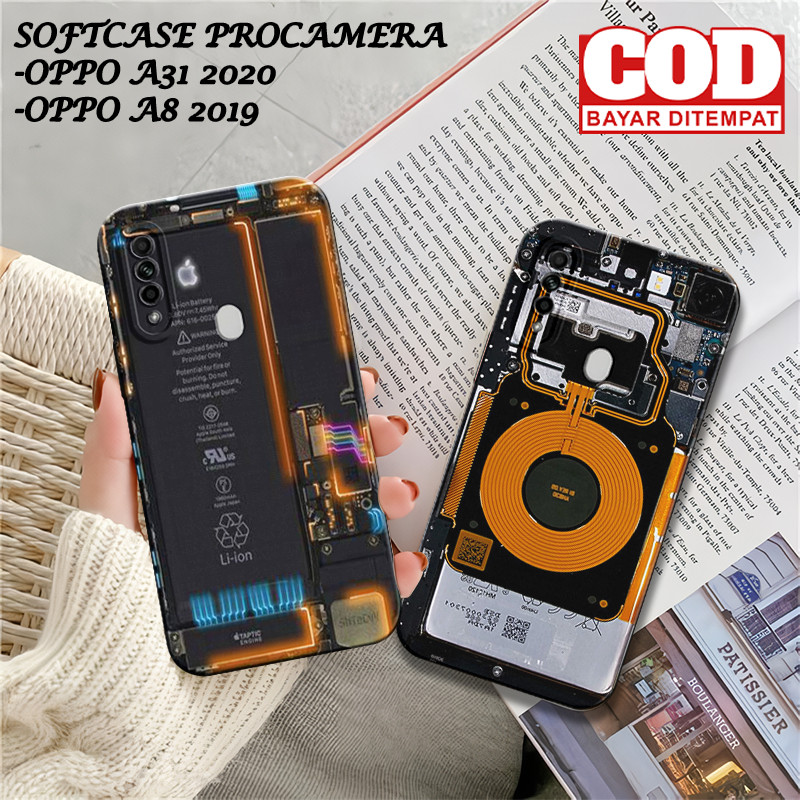 Softcase Oppo A31 2020 / Oppo A8 2019 Pro Camera - Casing Oppo A31 2020 - Silicon Oppo A31 2020 - Pe