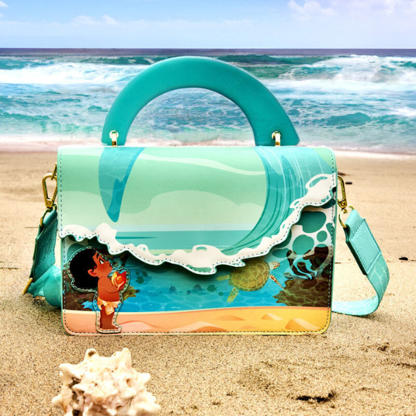 Loungefly Disney Moana Ocean Wave Handle Crossbody