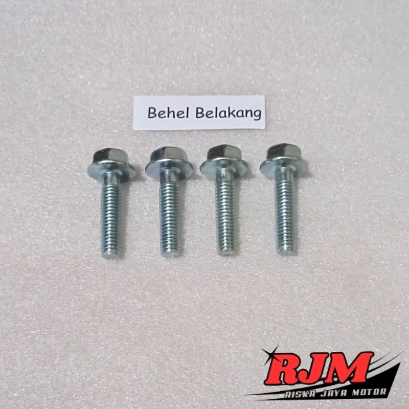 Baut Full Set Cover Bodi Body Behel Belakang Yamaha Mio Soul GT 125 All New