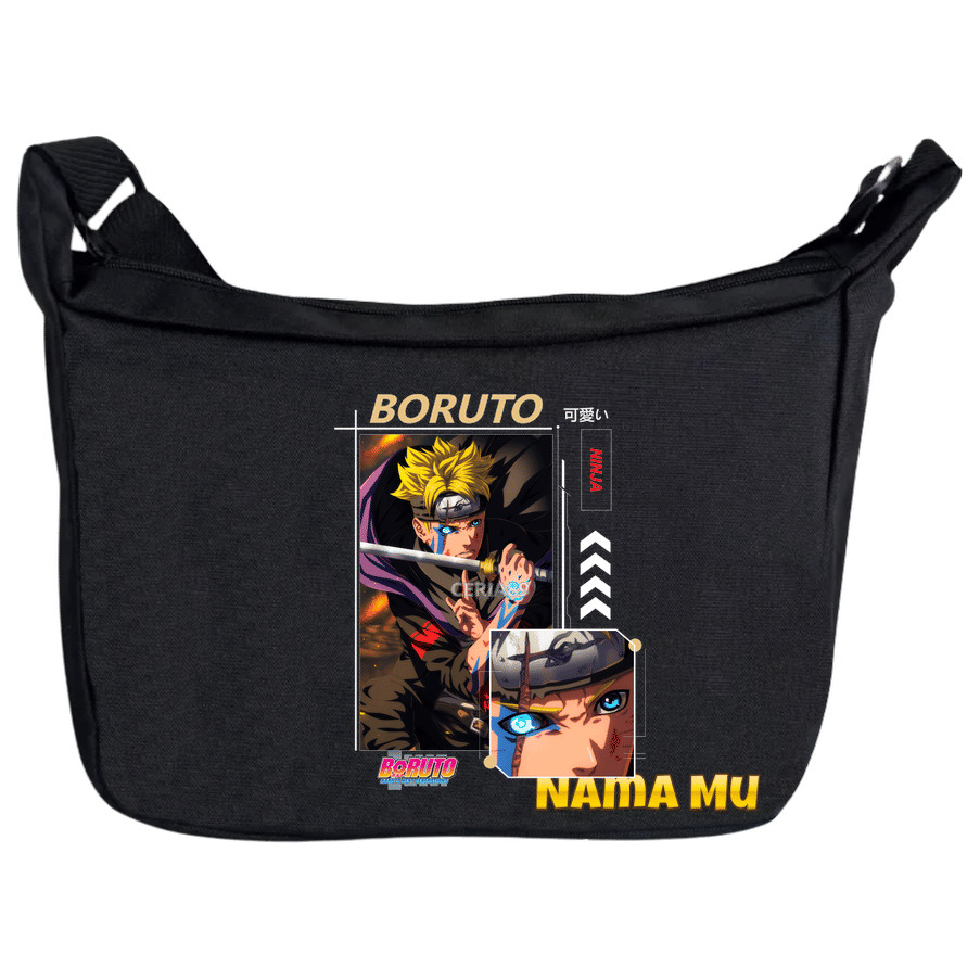 Tas Selempang Anak Boruto – Tas Anime Naruto Next Generations untuk Remaja & Anak SD