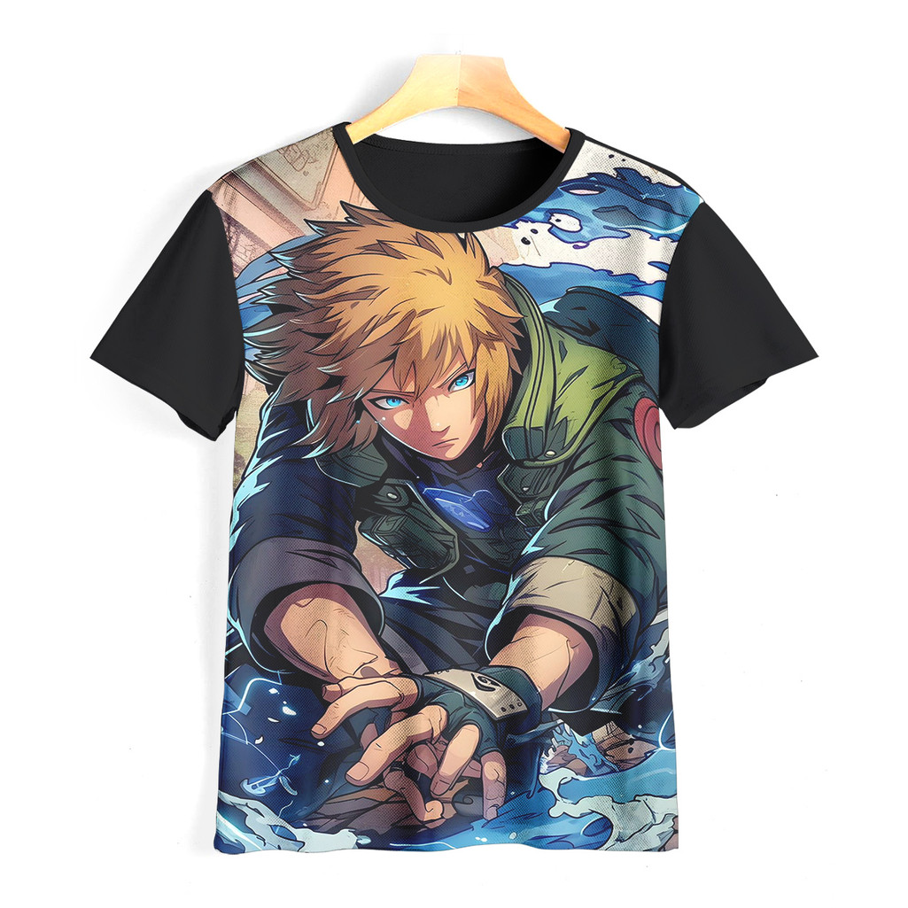 Kaos Minato Namikaze Keren dan Adem | Kaos Anime Naruto Untuk  Anak & Dewasa | 019KA009 Minato Namik