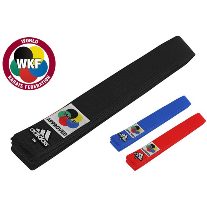 SY Sabuk Karate Adidas Karate Elite Belt WKF - Size 260, Red