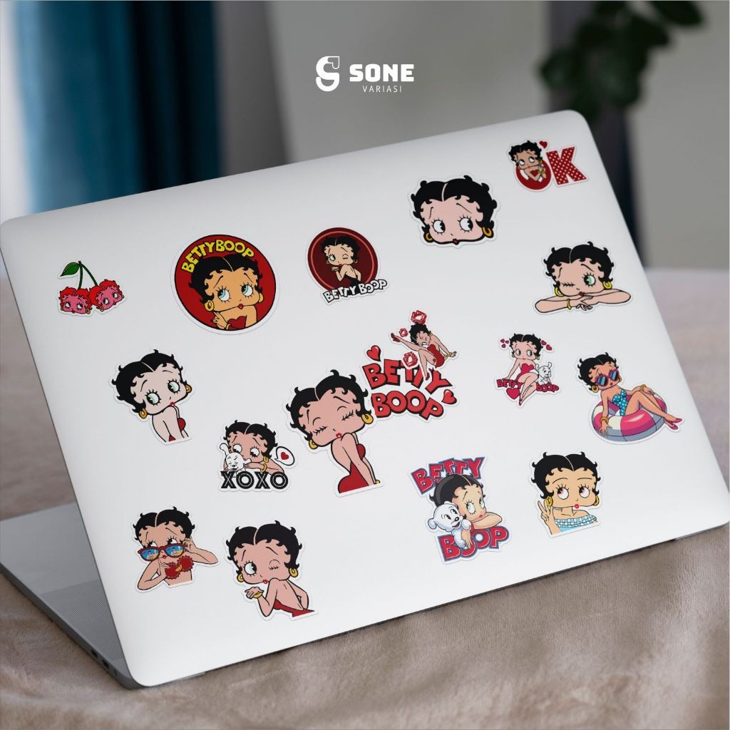 

Sticker Pack BETTY BOOP / Stiker Kartun Animasi Paper Vinyl Deco Buku Jurnal Tumbler Laptop Aesthetic
