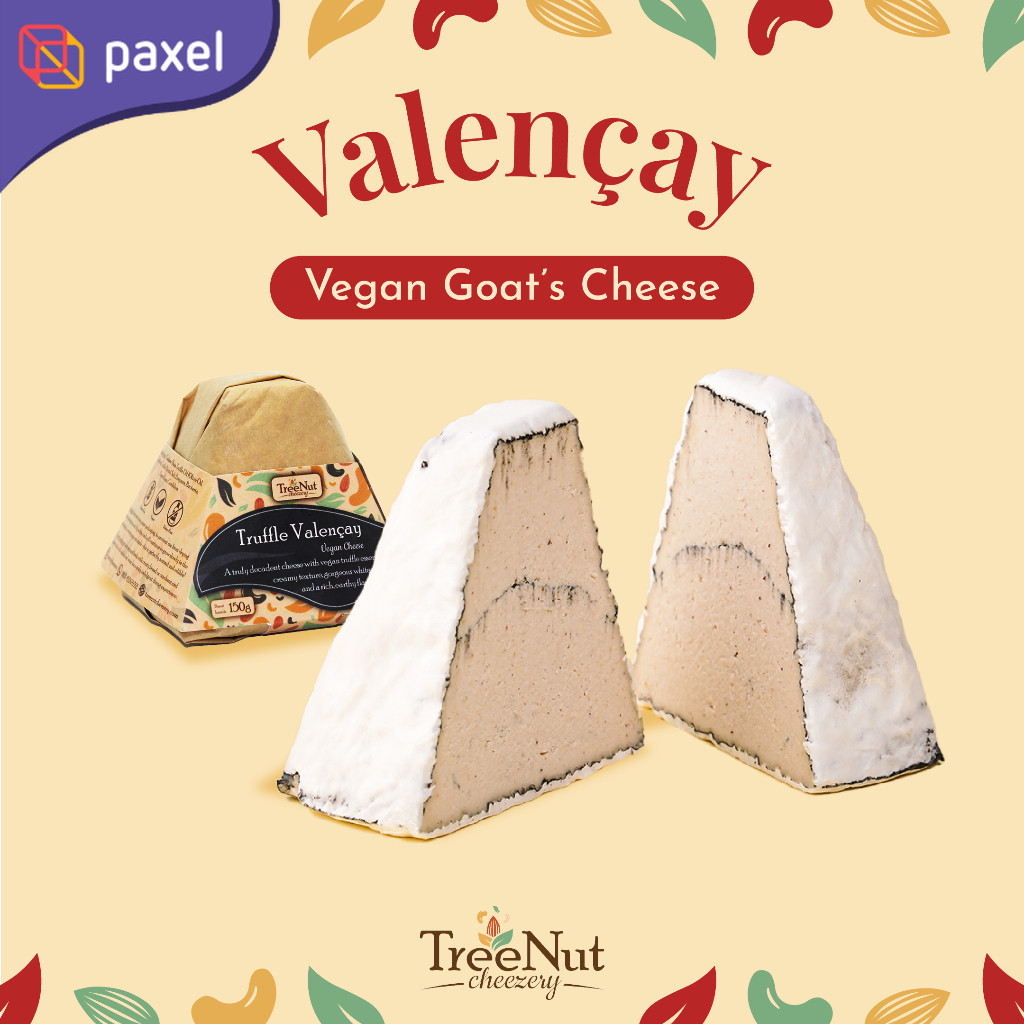 

Keju Vegan Valençay ala Goat’s Cheese – Creamy Nabati Unik – Vegetarian Food | TreeNut Cheezery