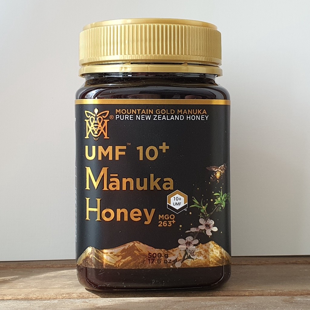 

PROMO Mountain Gold Manuka UMF 10+, 250g, 500g, Madu Manuka, Madu New Zealand
